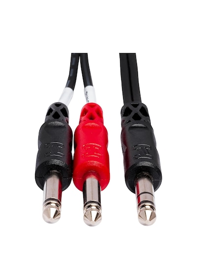 Hosa 1/4 İnç Trs M - Dual 1/4 İnç Ts M Insert Kablo 1 M Stp-201