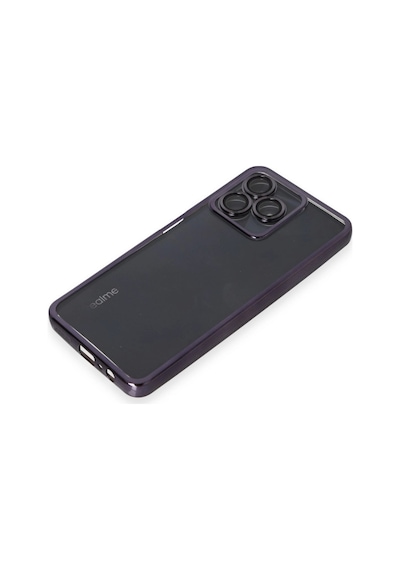 Realme C53 Kılıf Razer Lensli Silikon - Mor -