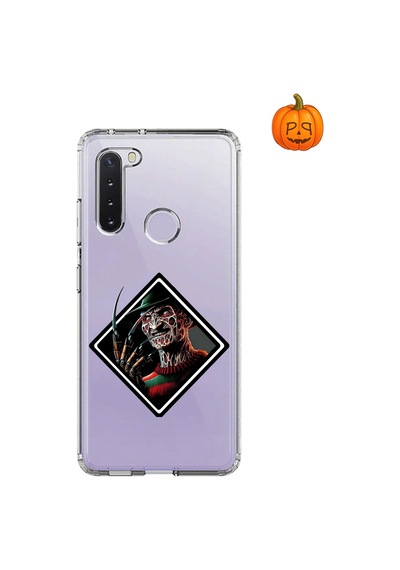 Dali Design Samsung Galaxy A21 Uyumlu Şeffaf Kılıf Horror 2 Tasarımlı