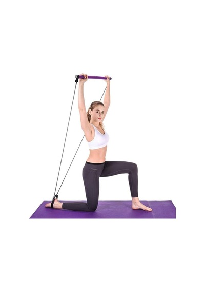 Buffer Jimnastik Çubuğu Plates Barı Taşınabilir Spor Ve Egzersiz Aleti Mor