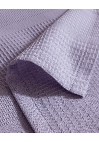 Mathilda King Size Pamuklu Ecocell Düz Pike - Lila 8684427307793 Çok Renkli