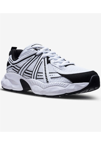 Lescon Artura Kadın Beyaz-siyah 36-40 Sneaker Ayakkabı