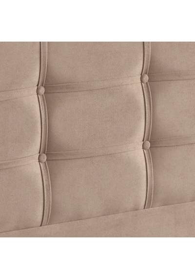 Nironyatak Niron Polo Baza Ve Başlık Seti 140X190 Cm Çift Kişilik Sütlü Kahv