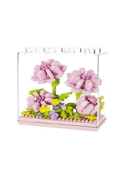 P2504 Panlos Pembe Papatya Model 183 Parça Block Oyuncak