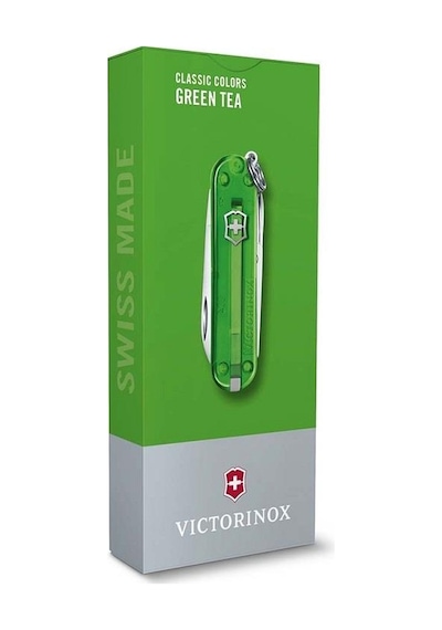 Victorinox 0.6223.T41G Green Tea Classic Kamp Çakı Yeşil
