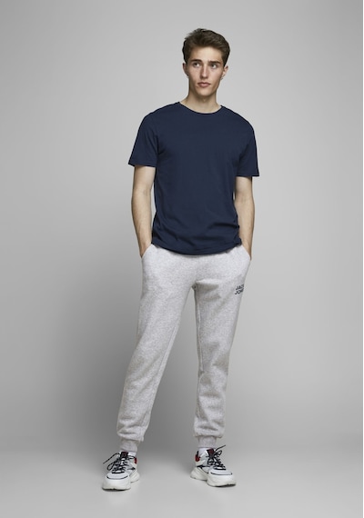 Jack & Jones Paçası Lastikli Eşofman Altı 12178421 Light Grey Melange Açık Gri - Turuncu Jack & Jones Paçası Lastikli Eşofman Altı 12178421 Light Grey Melange Açık Gri - Turuncu