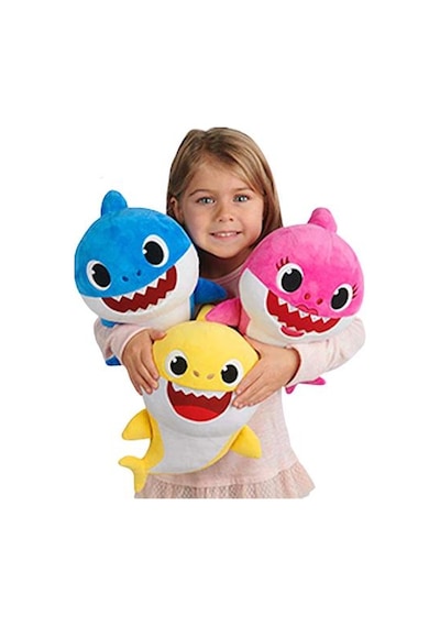 Baby Shark Mommy Shark İthal Müzikli Oyuncak Peluş 30 CM