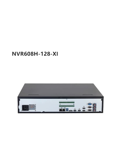 Dahua Nvr608h-128-xı, 128kanal, 32mpix, H265+, 8 Hdd, 1080p Kayıt, 1024 Mbps Bant Genişliği, 2 Port 2500 Mbps Lan, Raıd 0/1/5/6/10 Nvr