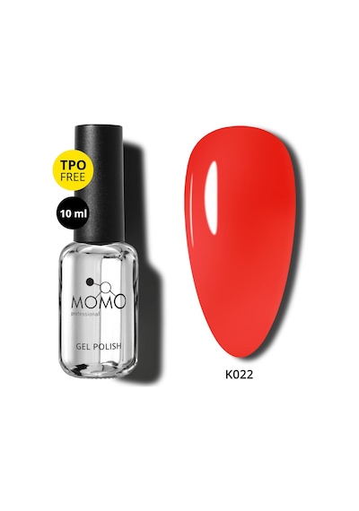 Kalıcı Oje K022, Canlı Kırmızı, 10 Ml