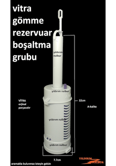 VitrA Gömme Rezervuar Boşaltma Grubu 3-6 Litre Göbek VitrA