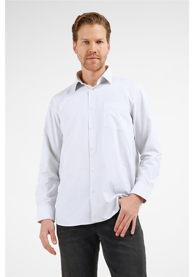 İmza Beyaz - Siyah Çizgili Desen Sert Yaka Uzun Kol Cepli Comfort Fit Pamuklu Gömlek 1004255208 Beyaz - Siyah İmza Beyaz - Siyah Çizgili Desen Sert Yaka Uzun Kol Cepli Comfort Fit Pamuklu Gömlek 1004255208 Beyaz - Siyah