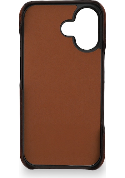 Avra Hide Case Apple Uyumlu iPhone 17 Cognac Kiss