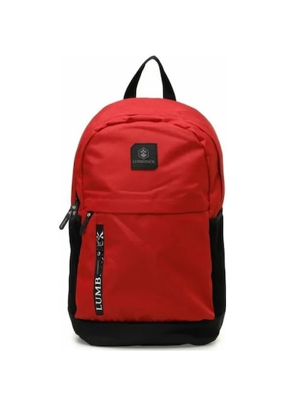Lumberjack Olıver Sıyah Unisex Sırt Çantası Okul Çantası Laptop Bölmeli Kırmızı - Kırmızı