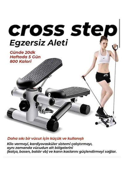 Ipli Fitness Stepper Egzersiz Aleti Total Body Twister Cross Step