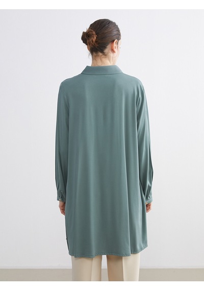 Lcw Grace Yeşil Regular Fit Kadın Gömlek Tunik