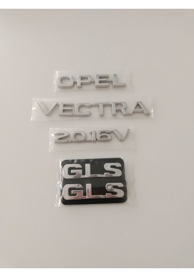 Opel Vectra 2.016v Bagaj Yazısı Gls Kapı Yazısı 4lü Set Opel Vectra 2.0 16v Gls Yazısı