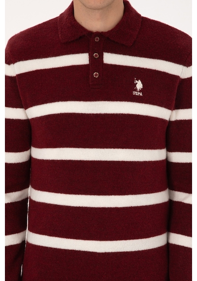 U.s. Polo Assn. Erkek Bordo Kazak /triko 50315036-vr014 Bordo
