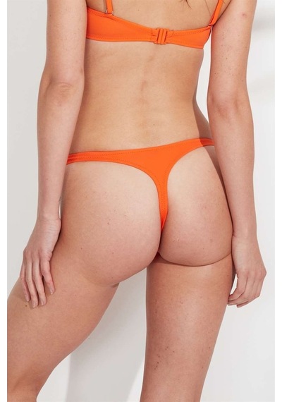 U.S. Polo Assn. Kadın Turuncu String Bikini Alt 21513