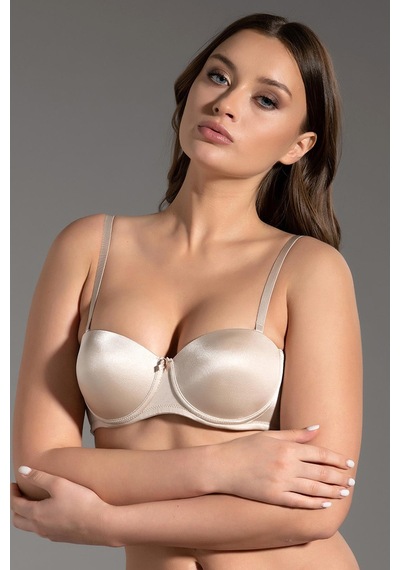 Basic Straplez Desteksiz Sütyen New Bra 7050 Ten