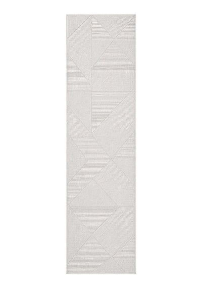 Dekorenti Sahra 9908 Krem Minimal Geometrik Sisal Halı