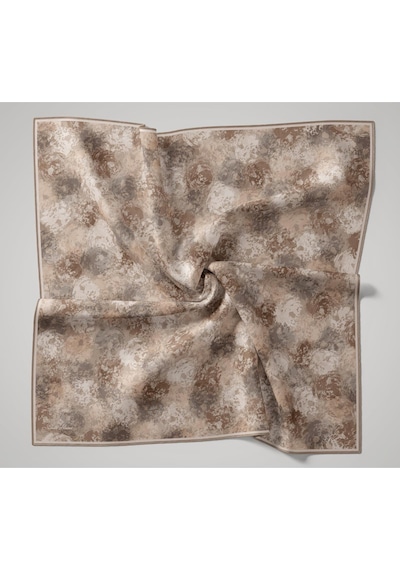 Silk Home Soft Eşarp 73095-06 Sütlü Kahve, Gri, Kahverengi, Taş