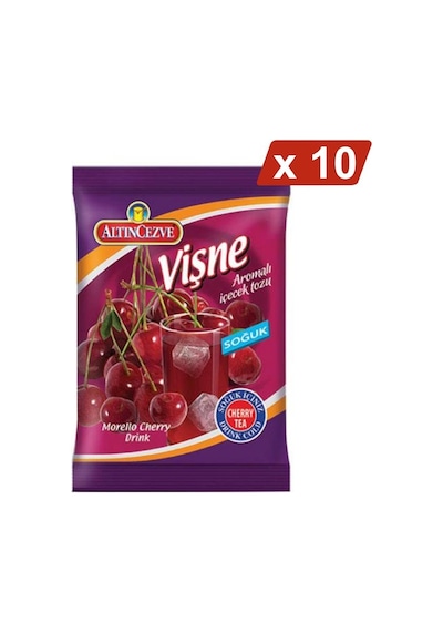 Altıncezve Vişne Aromalı İçecek Tozu Soğuk 10 x 450 G