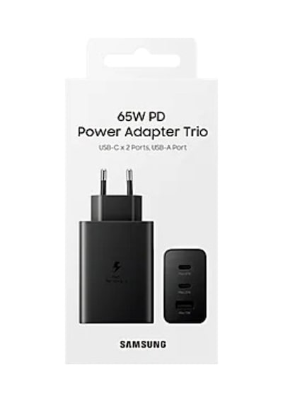 Samsung Uyumlu 3In1 Trio 65W 2Xpd Usba Şarj Aleti 3 Çıkış Ep-T6530Nbegww