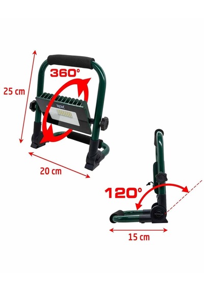 Rox 0227 Şarjlı Genel Amaçlı Çalışma Kamp Feneri 700 Lümen Siyah