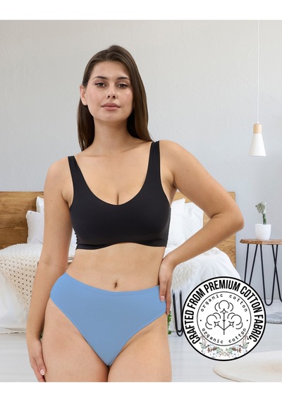 Alya Underwear Kadın Külot Yüksek Bel Tanga, Toparlayıcı - 2 Siyah, 1 Beyaz, 2 Ten S, M, L, Xl, 2xl - 5 Adet Multicolor-p15