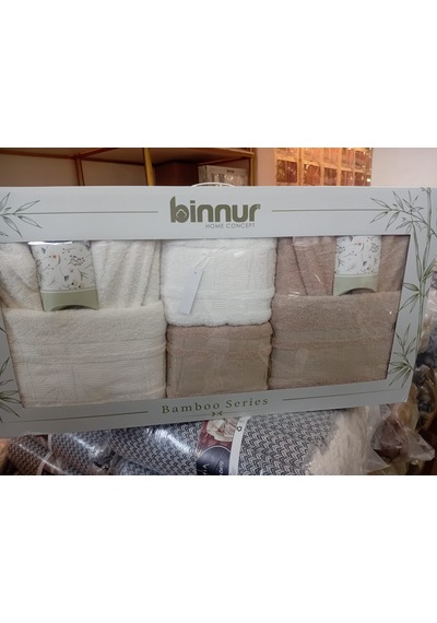 Yünteks Binnur Bamboo 8 Parça Aile Bornoz Takımı / %100 Pamuk / Aile Seti / Çeyizlik / Günlük / Modern / 1.kalite Beyaz - Kahverengi Yünteks Binnur Bamboo 8 Parça Aile Bornoz Takımı / %100 Pamuk / Aile Seti / Çeyizlik / Günlük / Modern / 1.kalite Beyaz - Kahverengi