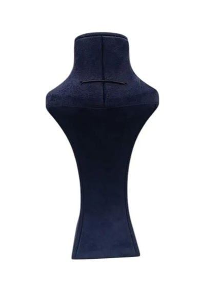 Yerli Üretim Lüx Model Sardunya Kumaş Lacivert Renk Boy 28cm Kolye Takı Sergileme Mankeni Çok Renkli