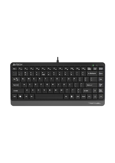 A4 Tech Fk11 Q Türkçe Usb Fn-multimedya Mini Siyah/gri Klavye