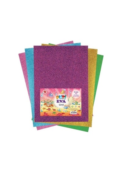 Karışık Renk A4 Simli Eva 10'lu 1130
