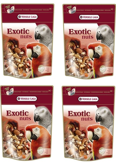 Versele Laga Exotic Nuts Kuruyemiş Karışımı Papağan Ve Paraket Yemi 750 G X 4 Adet
