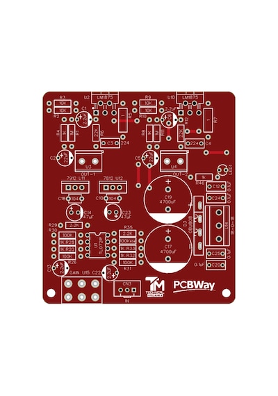 20 20 Watt Stereo Çift Kanal Amfi Devresi Lm1875