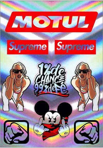 A5 Hologram Sticker 081 Tek Paket Çoklu Sticker