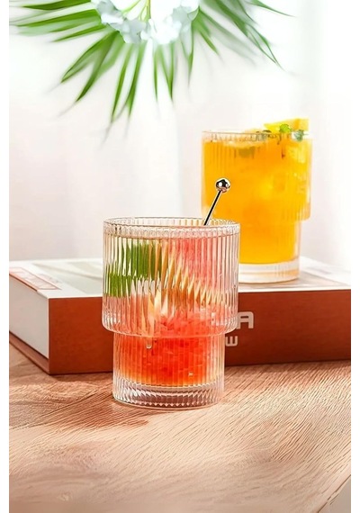 2 Adet 300 Ml Origami Stil Isıya Dayanıklı Su Meşrubat Kahve Cam Bardak Mıt1199 çok renkli