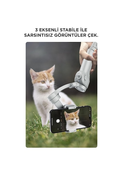 Torima M01 Gri Çok Amaçlı Gimbal Özellikli Tripod Selfie Çubuğu