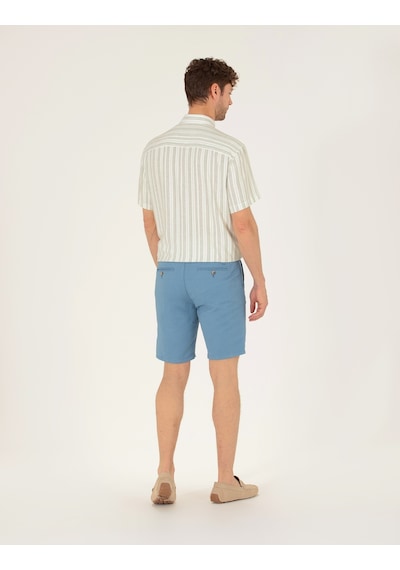 Pierre Cardin Erkek Koyu Mavi Şort / Bermuda 50264863-vr032 Koyu Mavi