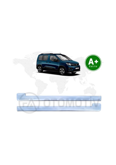 Peugeot Rifter Krom Sürgü Çıtası 2 Parça 2019 Model Ve Sonrası