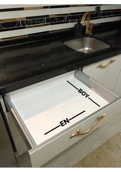 Çekmece Içi Kepçelik 62 49 Cm 57,5 40 Cm'e Kadar Kısaltılabilir Gri