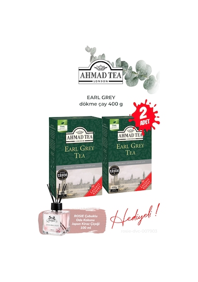2 Adet Early Grey 400 G Dökme Çay Ve Oda Kokusu