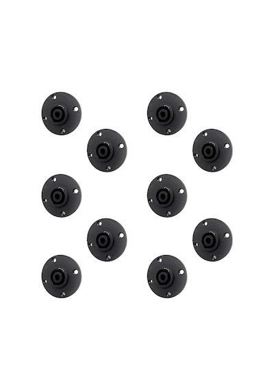 Losen Ld4017 Speakon Soket Konnektör Yuvarlak 10 Lu Paket