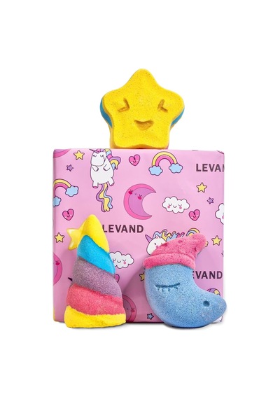 Levand Dreamy Trio Bath Bombs Gift Set 285 ML