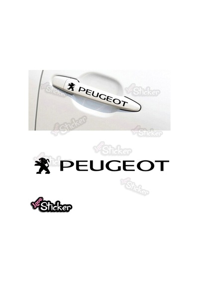Peugeot Kapı Kolu Ve Jant Oto Sticker, Araba Sticker