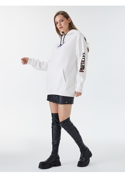 LOFT Oversize Kadın Sweatshirt Lf2033056 Q1.v1 Beyaz