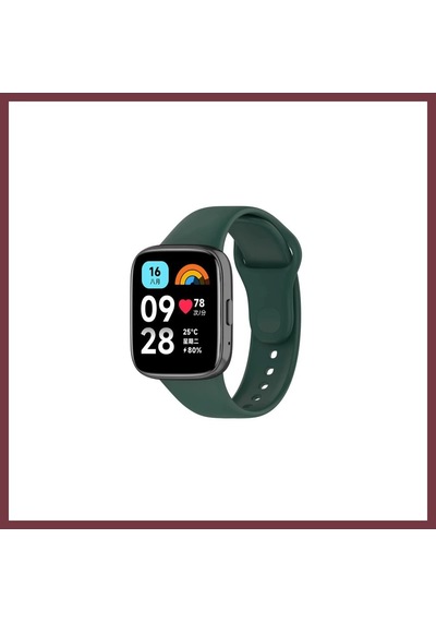 Storeşahin Xiaomi Redmi Watch 3 Active Klasik Kordon - Haki Yeşil Shn0720