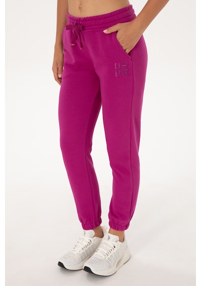 U.S. Polo Assn. Kadın Fuşya Jogger Eşofman Altı 50313591-VR023