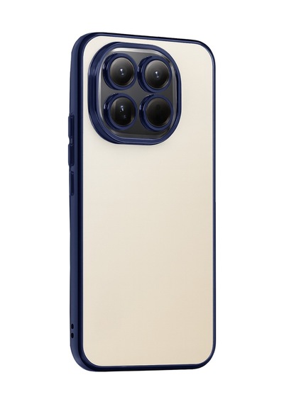 Xiaomi Mi 15 Uyumlu Lensli Silikon - Lacivert