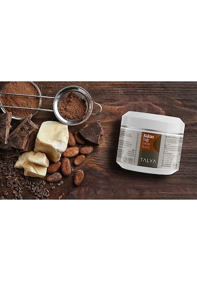 Talya Soğuk Sıkım %100 Saf ve Doğal  Katı Kakao Yağı 50 ML